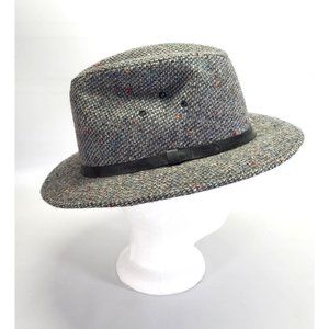 Vintage Pendleton Woolen Mills 100% Virgin Wool Fedora Hat Men's Sz L 1678